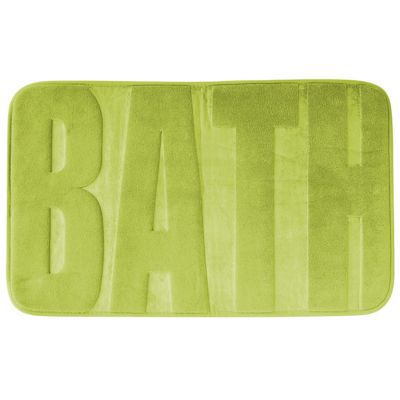 Tapis de bain antidérapant vert 45 x 75 cm Bath