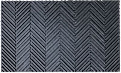 Tapis caoutchouc chevron L.75 x l.45cm Sweet Sol