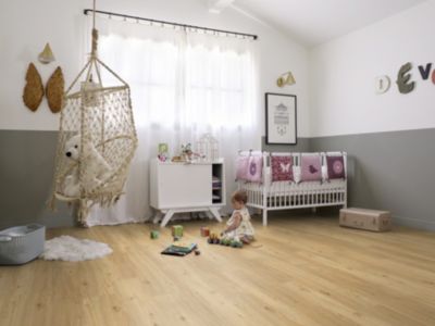 Lame PVC clipsable Senso Clic Lock miel 123,88 x 21,2 cm