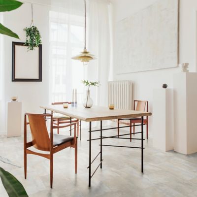 Dalle vinyle à clipser Senso Premium clic 2 Shale beige 38,9 x 72,9 cm