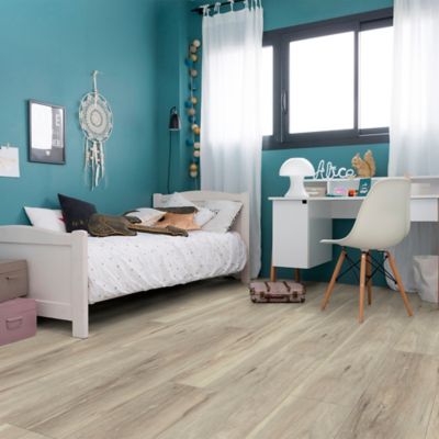 Lame vinyle à clipser Senso Premium clic 2 Authentic blond 21,2 x 123,9cm