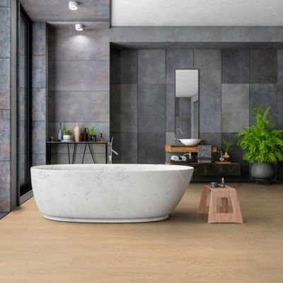 Lame vinyle à clipser Senso Premium clic 2 Greenland claire 21,2 x 123,9cm