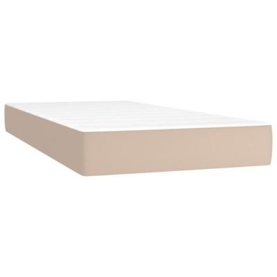 347707 vidaXL Matelas de lit à ressorts ensachés Cappuccino 90x190 cm epaisseur 20 cm