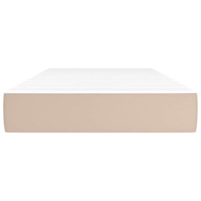 347707 vidaXL Matelas de lit à ressorts ensachés Cappuccino 90x190 cm epaisseur 20 cm