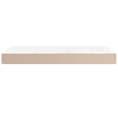 347707 vidaXL Matelas de lit à ressorts ensachés Cappuccino 90x190 cm epaisseur 20 cm