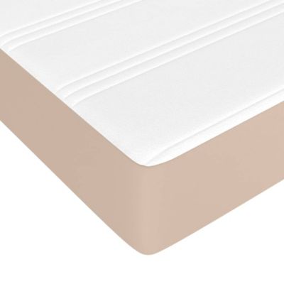347707 vidaXL Matelas de lit à ressorts ensachés Cappuccino 90x190 cm epaisseur 20 cm