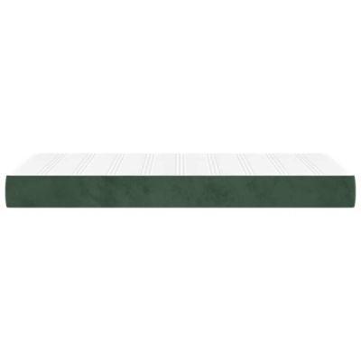 347751 vidaXL Matelas de lit à ressorts ensachés Vert foncé 100x200 cm epaisseur 20 cm