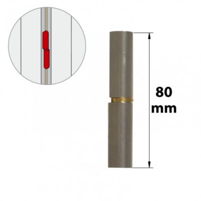 AFBAT Paumelle sans lame acier brut H.80 x .18 x P.14 mm