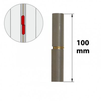 AFBAT Paumelle sans lame acier brut H.100 x .25 x P.16 mm