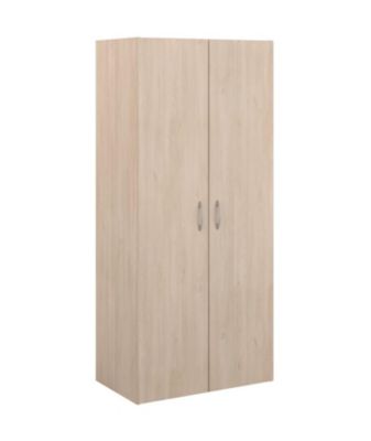 Armoire EASY LIFE Décor Chêne 2 portes battantes L80 2 x H180 x P49 7cm PARISOT - vue 2