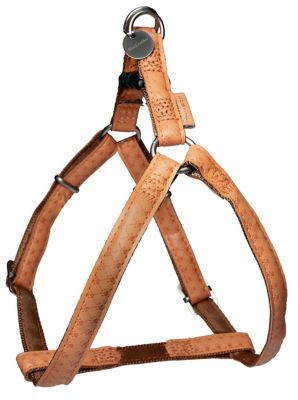 Harnais réglable Mc Leather 20mm jaune