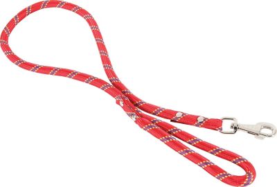 Laisse nylon corde 13mm L.1,20 m rouge
