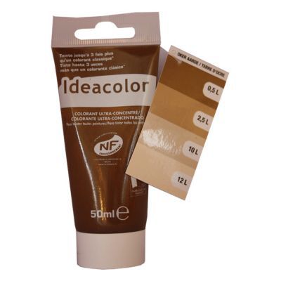Colorant universel toutes peintures Ideacolor terre ocre 50ml