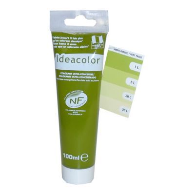 Colorant universel toutes peintures Ideacolor vert frais 100ml