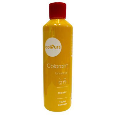 Colorant universel toutes peintures Colours jaune moyen 250ml