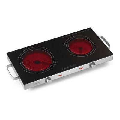 Kitchen Chef Réchaud vitroceramique 2 feux 2800w - KCPPV2800
