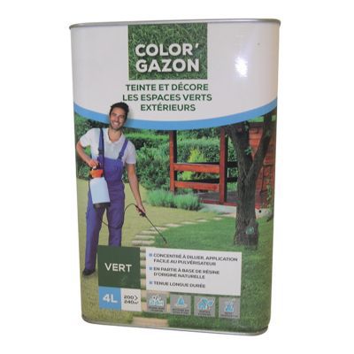 Peinture Exterieure Pour Gazon Pelouse Haies Coloris Vert 4l Castorama