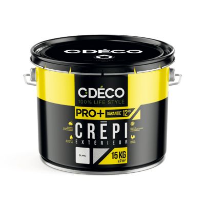 Crépi extérieur CDECO Blanc Pro 15kg