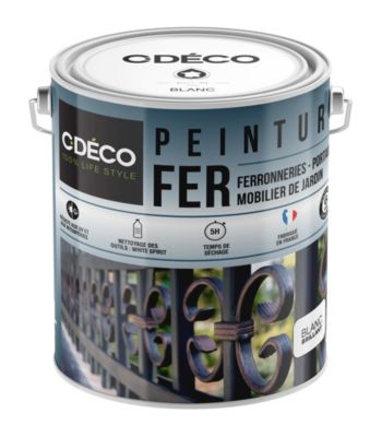 Peinture extérieure fer C-Deco brillant blanc 2,5L