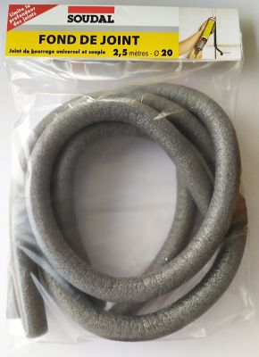 Fond de joint Soudal ø20 mm x L.2,5 m