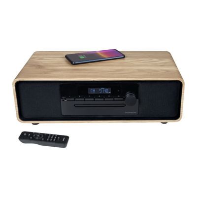 Micro-chaÃ®ne Bluetooth - THOMSON - Noir - Radio FM/CD/MP3/USB/Induction, 60W, Ãgaliseur, TÃ©lÃ©commande, Alim. 230V