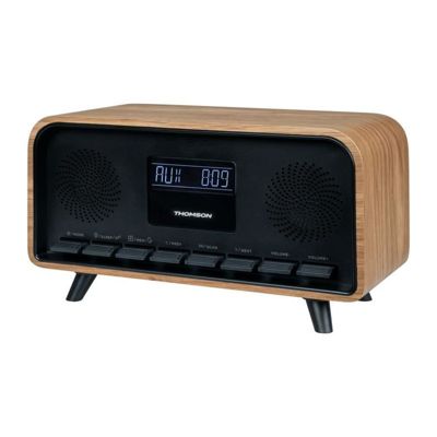 Thomson Enceinte Vintage avec réveil RT850BT - vue 2