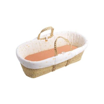 Sauthon Couffin bébé - SUNLIGHT - Avec matelas et habillage coton - 0-4 mois - Blanc / Terra cotta pour garçon - vue 2