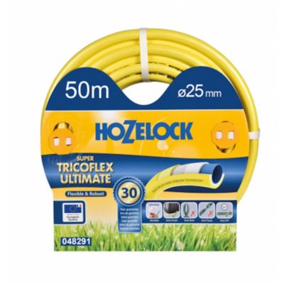 HOZELOCK Tuyau d'arrosage usage Super Tricoflex Ultimate 25mm 50m jaune
