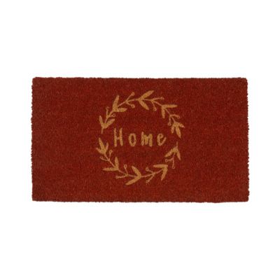 Tapis d'entrée coco Doormat climax L.40 x l.60 cm rouge