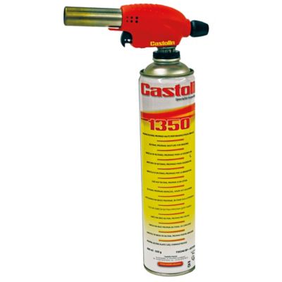 Torche à  allumage piezo Castolin avec système de réchauffeur intégré