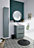 Meuble sous vasque à poser vert sauge mat l.60 x H.88 x P.50 cm, Pamili Meuble sous vasque à poser vert sauge mat l.60 x H.88 x P.50 cm, Pamili