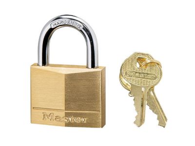 Cadenas Master Lock 140EURD – Laiton Massif 40mm, Utilisation Utilitaire