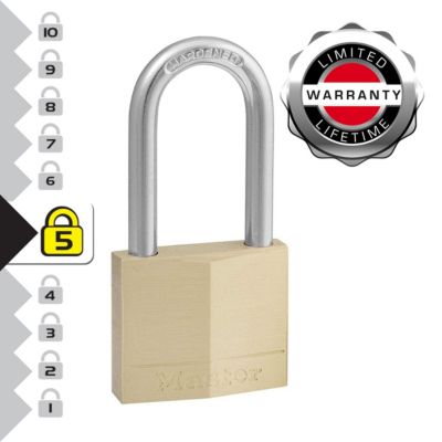 Cadenas en laiton massif 40 mm MASTER LOCK 2 clés incluses - vue 2