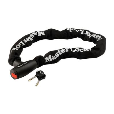 Antivol moto MASTER LOCK Chaîne en acier cémenté de 10 mm 1 de longueur