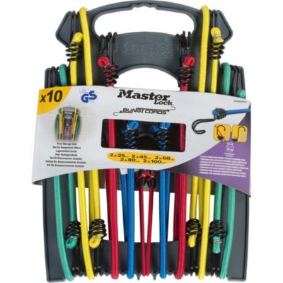 Set de rangement de 10 tendeurs Master Lock