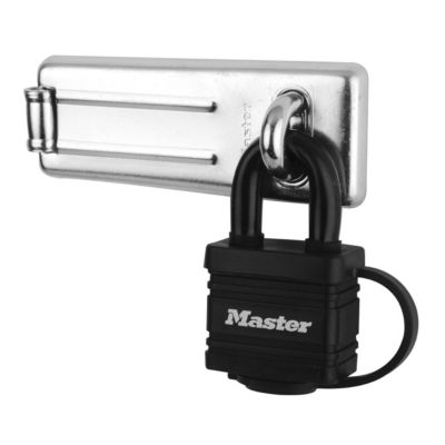 Verrou MASTER LOCK Moraillon + Cadenas Résistant aux intempéries Acier Extérieur - vue 2