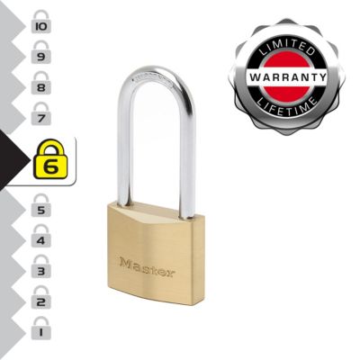 Cadenas laiton 40 mm anse acier 51 mm - vue 2