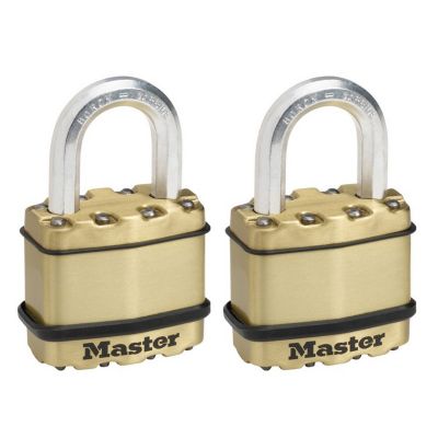 Cadenas Haute Sécurité MASTER LOCK M1EURDLFCC A Clé Acier Laminé Extérieur Anse - vue 2