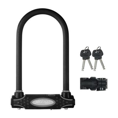 Antivol Vélo U - MASTER LOCK - 8195EURDPROCOLWR - Acier Cémenté, Clé, Rouge