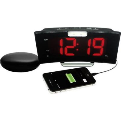 Geemarc Wake 'n Shake Curve Wekker Met Trilkussen - vue 2