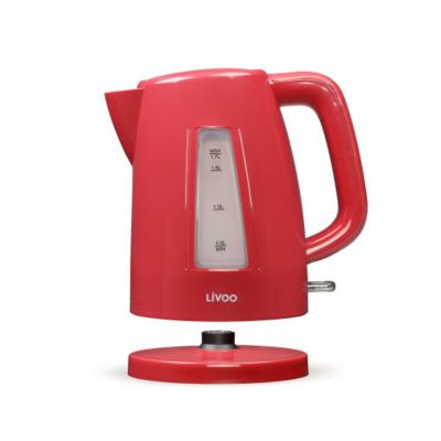 Livoo Bouilloire - DOD184RC - 2200 W - 1 7 L - Socle 360° Rouge - vue 3
