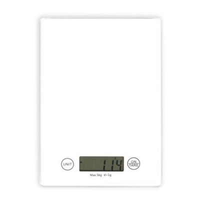 Livoo Balance de cuisine électronique - DOM451W - Plateau en verre - 5 kg - Ultra slim Blanc - vue 2