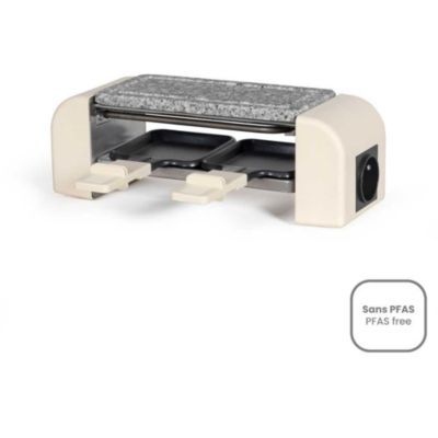 Livoo Appareil a raclette DOC310C 2 personnes 450 W Beige - vue 3