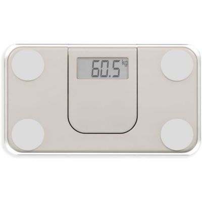 Mini pese-personne électronique - LIVOO - DOM532C - Max 180 kg - LCD - Verre trempé - Marche arret automatique - Creme
