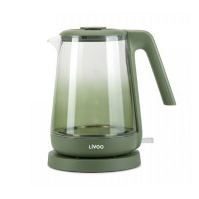 Livoo Bouilloire - DOD216V - 2200 W - 1 7 L - Verre / Vert - vue 3