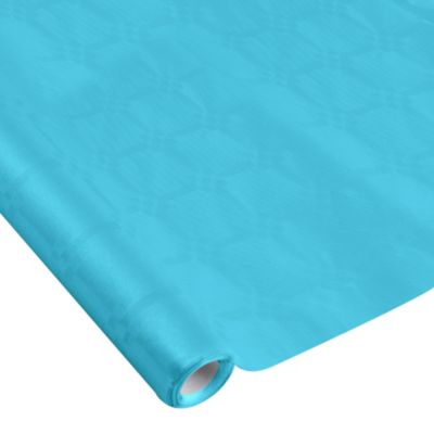 Homea Nappe Papier Damassée 1,18x5m Bleu - vue 2