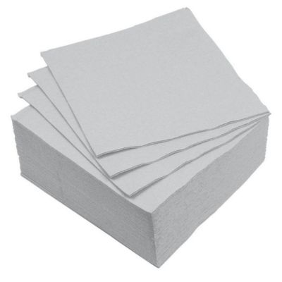 Homea Lot de 40 Serviettes en Papier Vitamine 25x25cm Gris - vue 2