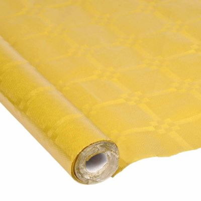 Homea Nappe Papier Damassé Métalisé 1,18x5m Or - vue 2