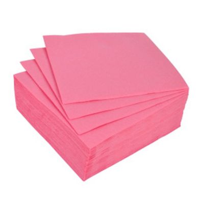 Homea Lot de 40 Serviettes en Papier Vitamine 25x25cm Rose - vue 2