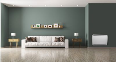 Radiateur connecté électrique à  inertie sèche Fonte Thomson 2000W